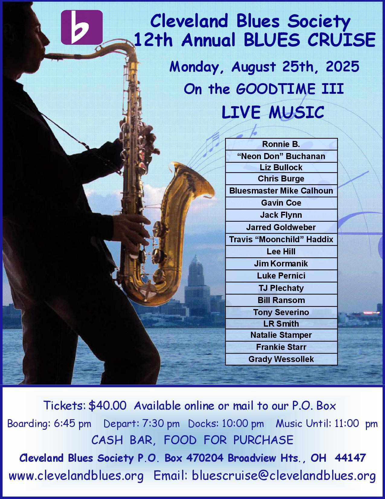 Blues Cruis 2025 Poster
